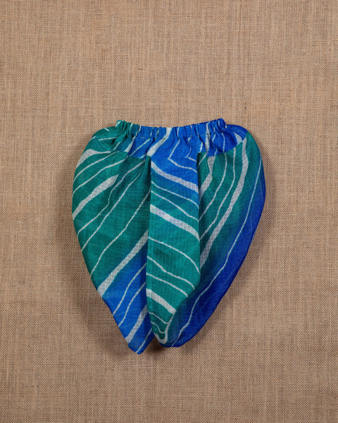 Pre-Order: Peacock Angrakha with Leheriya Dhoti