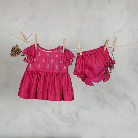 Pre-Order: PINK FROCK WITH BLOOMERS