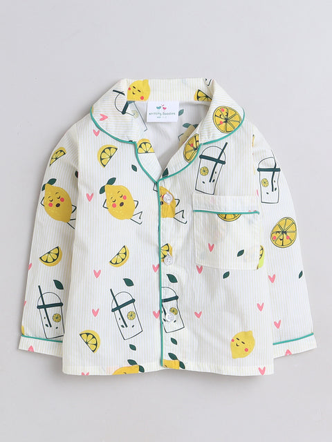 Pre-Order: Lemon Print Night Suit
