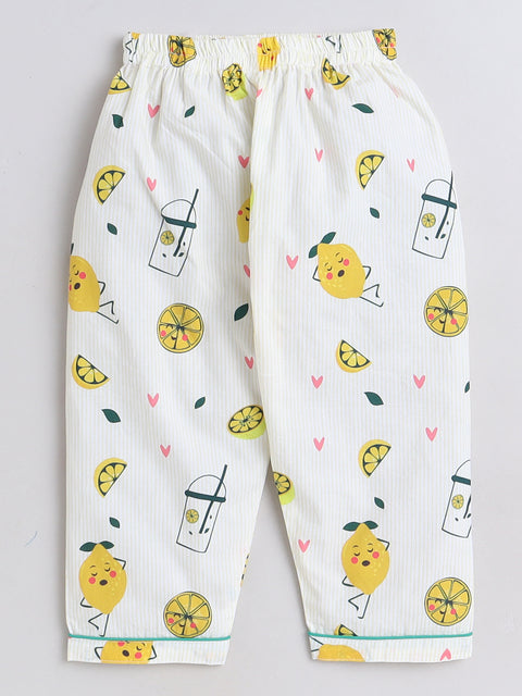 Pre-Order: Lemon Print Night Suit