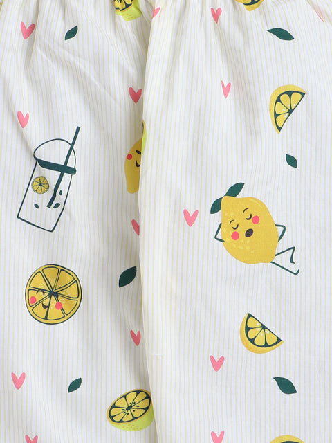 Pre-Order: Lemon Print Night Suit
