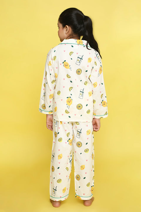 Pre-Order: Lemon Print Night Suit