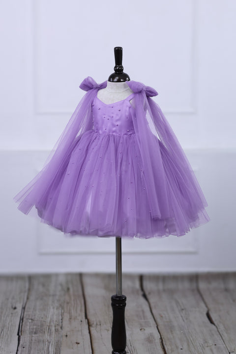 Pre-Order: Enchanting Frock featuring Rainbow and Teddy castle