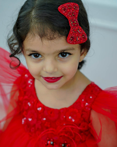 Pre-Order: Christmas red butterfly