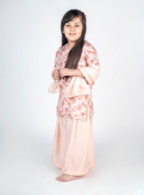 Pre-Order: Dragon Fly Bel Jaal Kurta Sharara Set