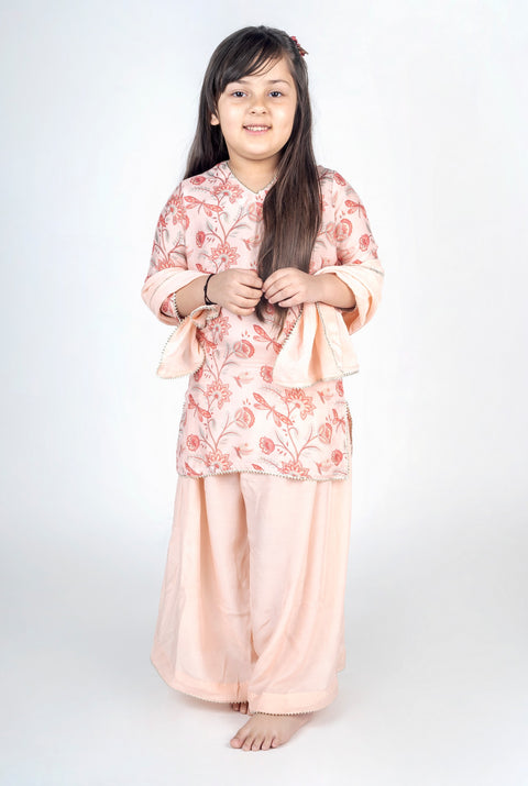 Pre-Order: Dragon Fly Bel Jaal Kurta Sharara Set