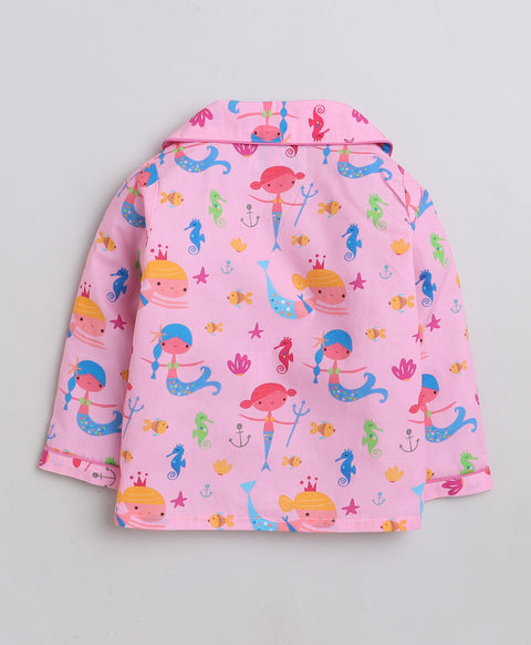 Pre-Order: Mermaid Print Night Suit