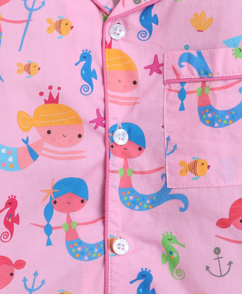 Pre-Order: Mermaid Print Night Suit