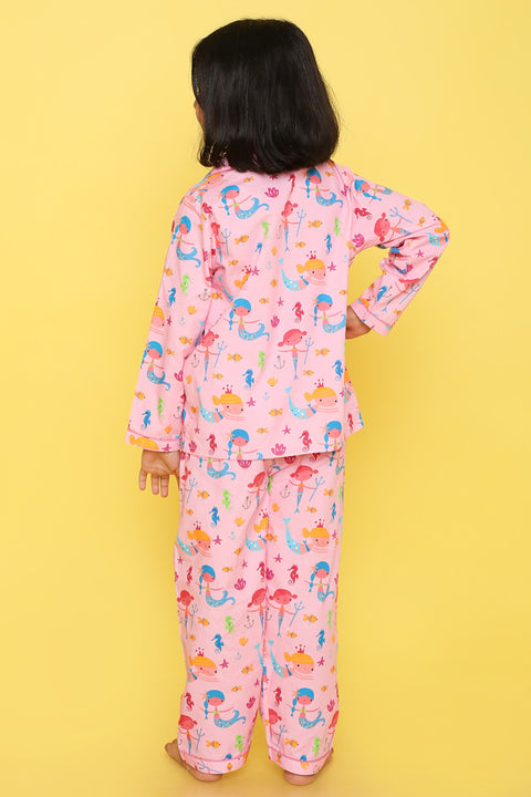 Pre-Order: Mermaid Print Night Suit