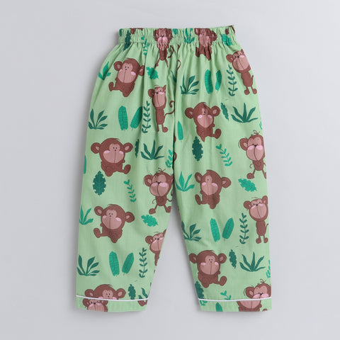 Pre-Order: Monkey Printed Night Suit