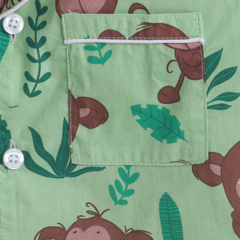 Pre-Order: Monkey Printed Night Suit