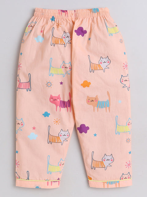 Pre-Order: Cat Print Night Suit
