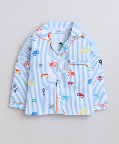 Pre-Order: Comic Print Night Suit
