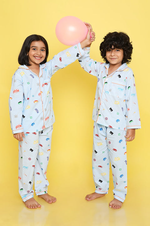 Pre-Order: Comic Print Night Suit