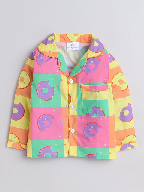 Pre-Order: Donut Print Night Suit