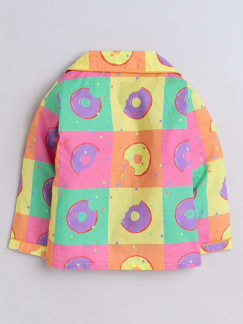 Pre-Order: Donut Print Night Suit