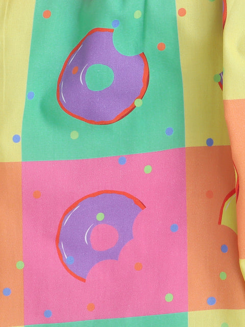 Pre-Order: Donut Print Night Suit