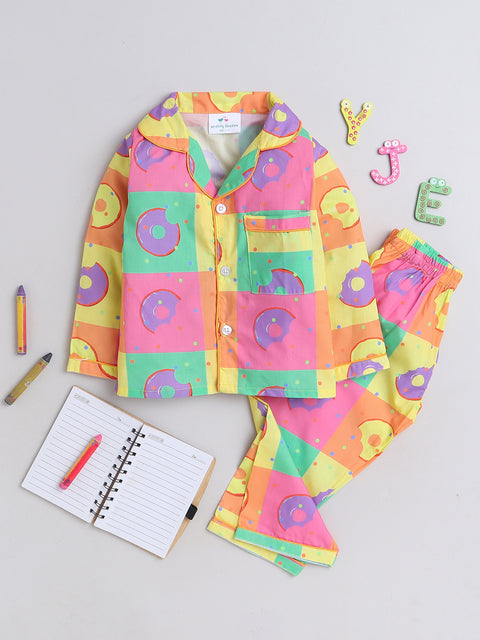 Pre-Order: Donut Print Night Suit