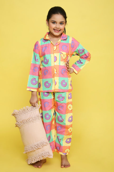 Pre-Order: Donut Print Night Suit