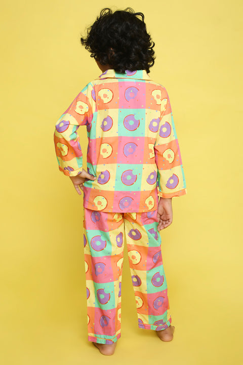 Pre-Order: Donut Print Night Suit