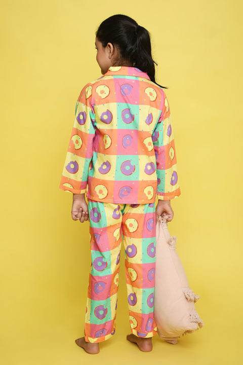 Pre-Order: Donut Print Night Suit