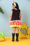 Pre-Order- Jazzy Neon Color Frill Dress