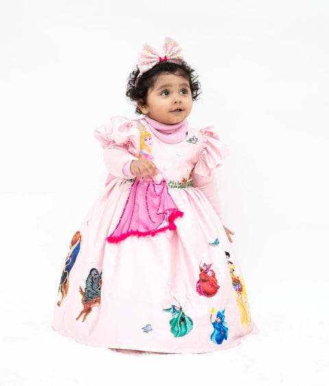 Pre-Order: Baby Pink Satin Gown