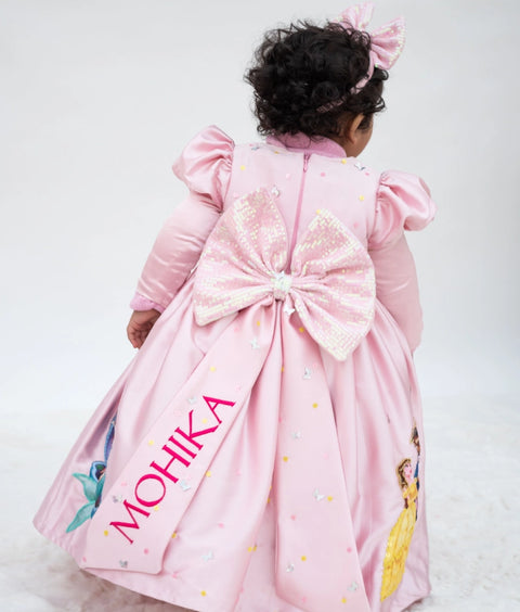 Pre-Order: Baby Pink Satin Gown