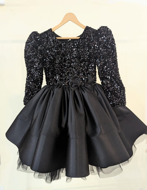 Pre-Order: Black sequined dress