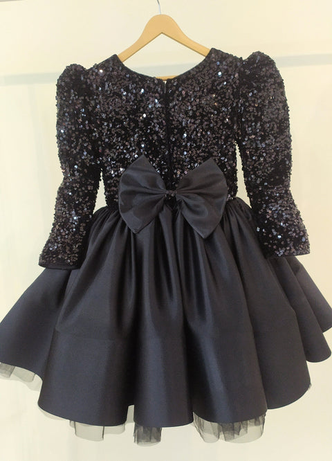 Pre-Order: Black sequined dress