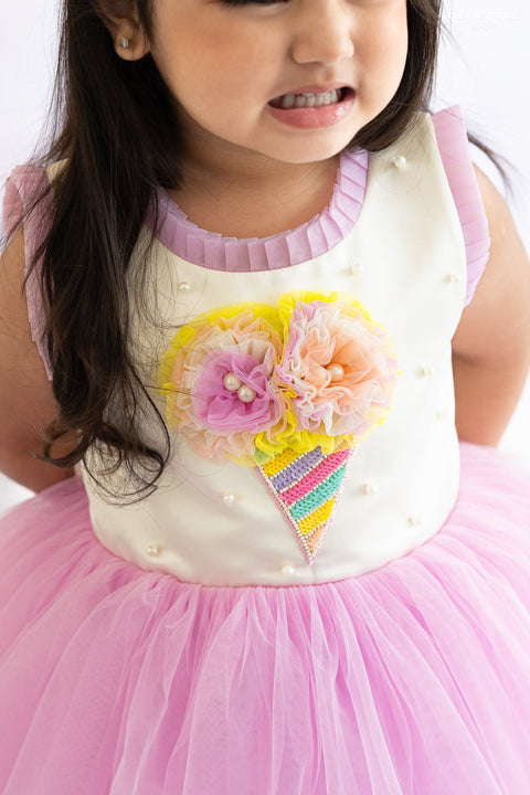 Pre-Order: Lavender ice cream dress
