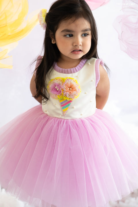 Pre-Order: Lavender ice cream dress