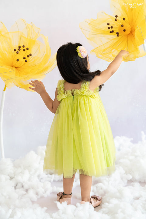 Pre-Order: Green Happy Dress