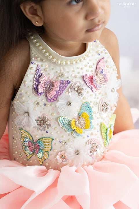 Pre-Order: Colorful Butterfly dress