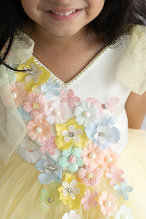 Pre-Order: Blooming blossom dress in Yellow