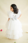 Pre-Order: White Unicorn High Low Gown