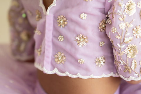 Pre-Order: Exquisitely Hand Embroidered Lehenga Set