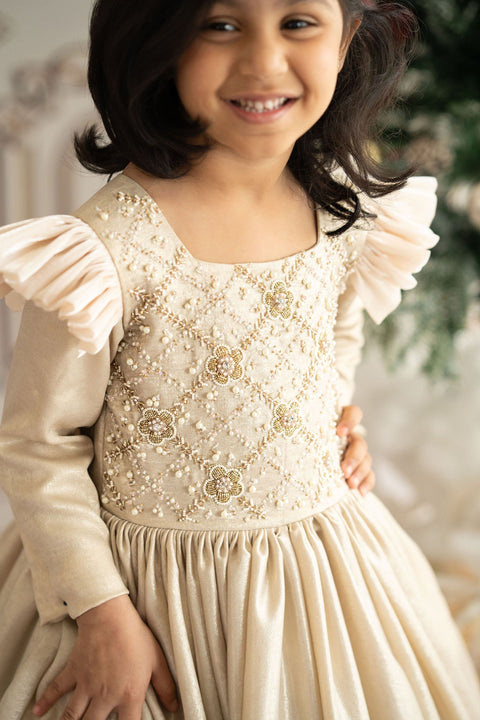 Pre-Order: Gold Crystal Gown