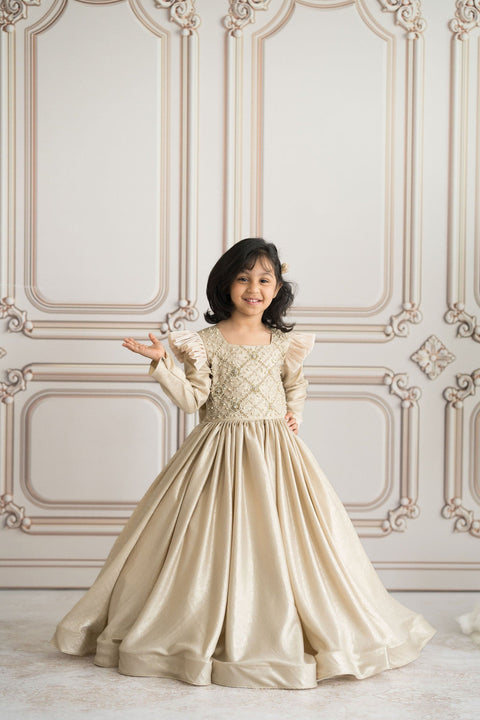 Pre-Order: Gold Crystal Gown