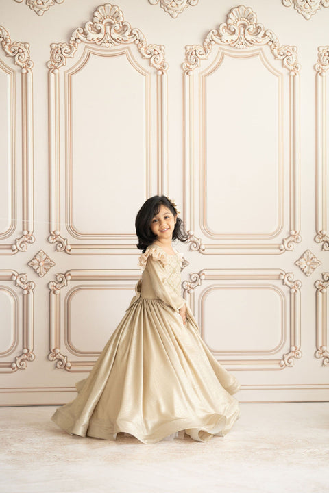 Pre-Order: Gold Crystal Gown