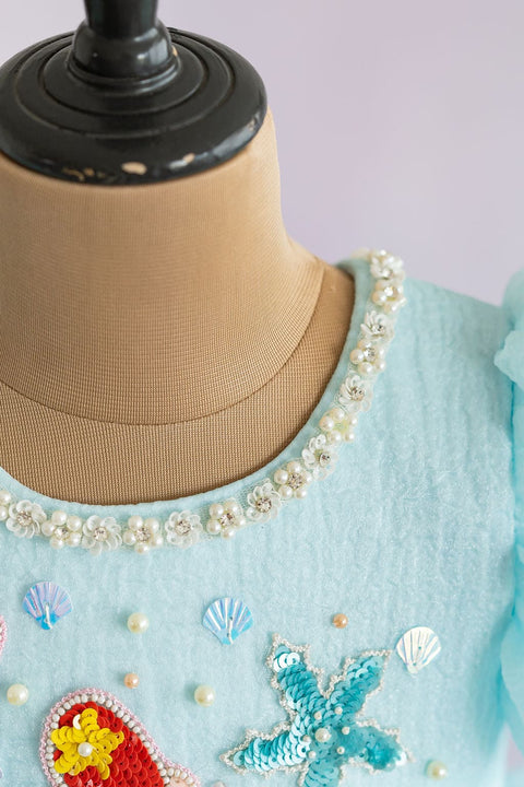 Pre-Order: Mermaid Flutter dress