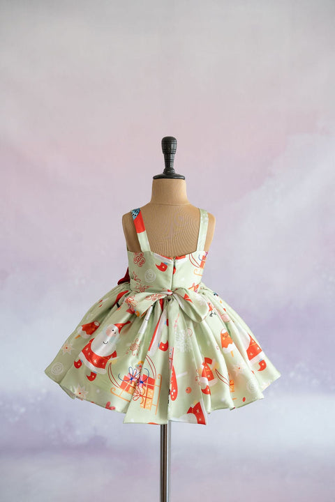 Pre-Order: Mint Green Santa Dress