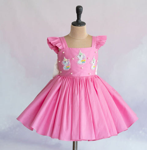 Pre-Order: Unicorn Taffeta Dress
