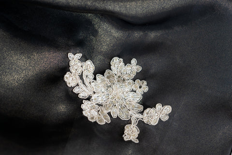 Pre-Order: Black lace shimmer gown