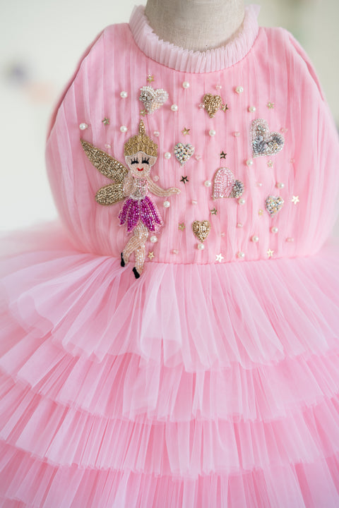 Pre-Order: Layered fairy in pink