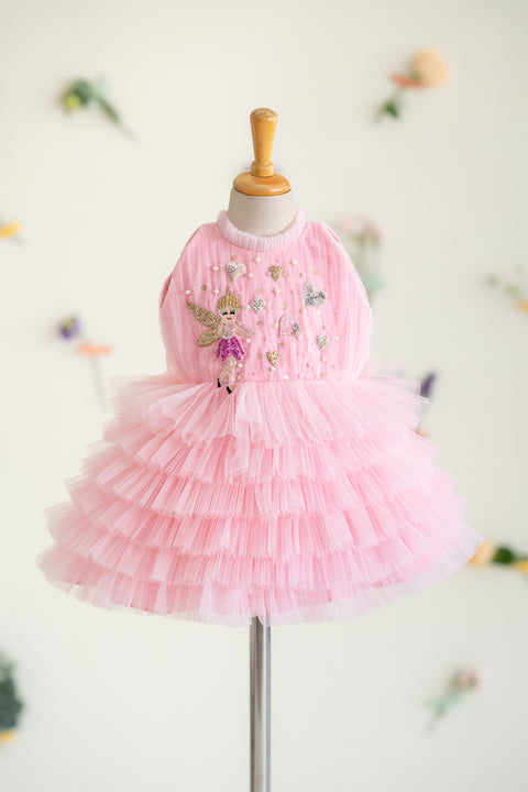 Pre-Order: Layered fairy in pink
