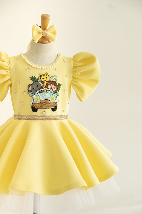 Pre-Order: Animal safari dress