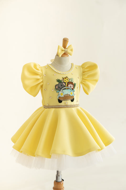 Pre-Order: Animal safari dress