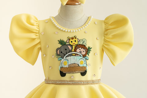 Pre-Order: Animal safari dress