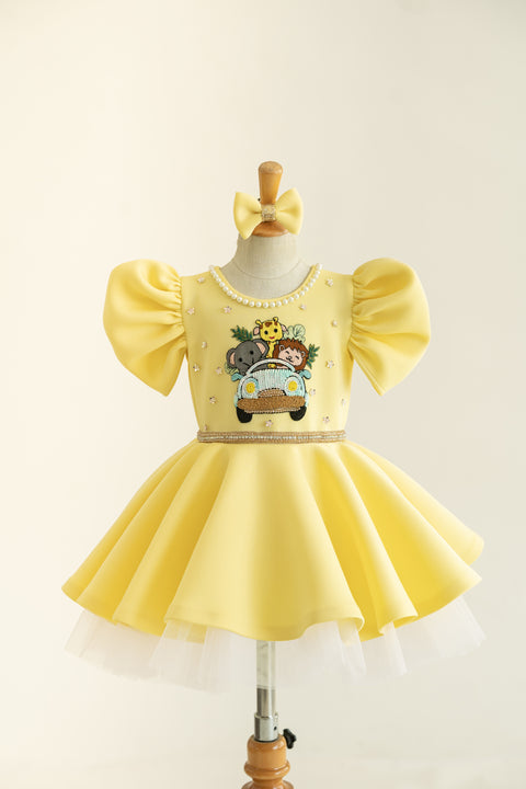 Pre-Order: Animal safari dress